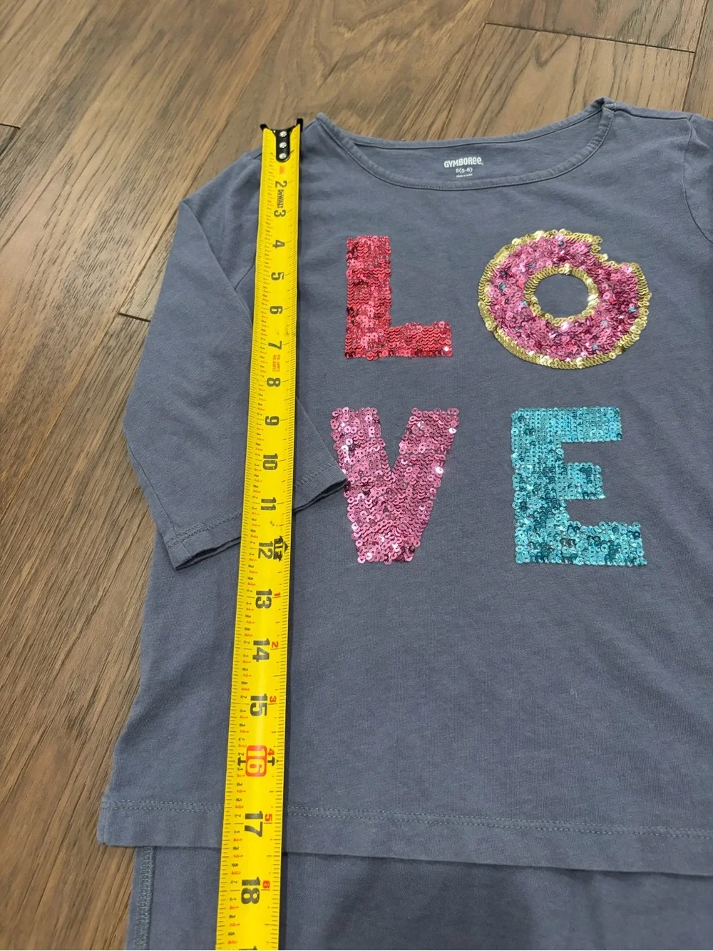 Gymboree Girls Gray Sequin 
